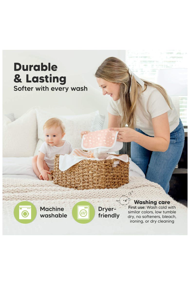 6-Pack Cami Baby Washcloths, Alternate, color, Fleur