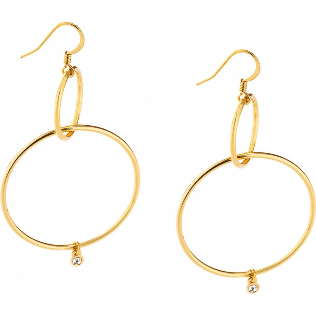Fosterie Ola Gem Drop Earrings In Gold