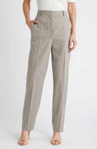 BOSS Tabitha Wool Blend Straight Leg Pants