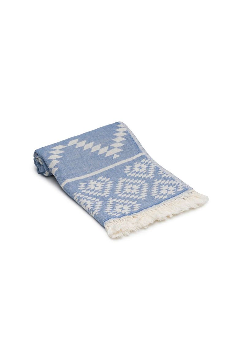Turkish Cotton Hand Towel Bundles, Alternate, color, Denim Blue