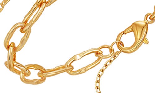 Vince Camuto Set Of 3 Chain Bracelets In Gold