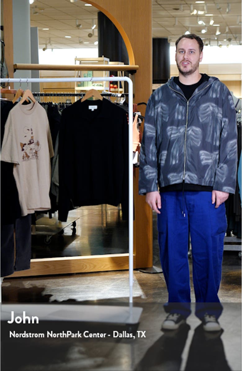 Wool & Silk Johnny Collar Sweater, sales video thumbnail