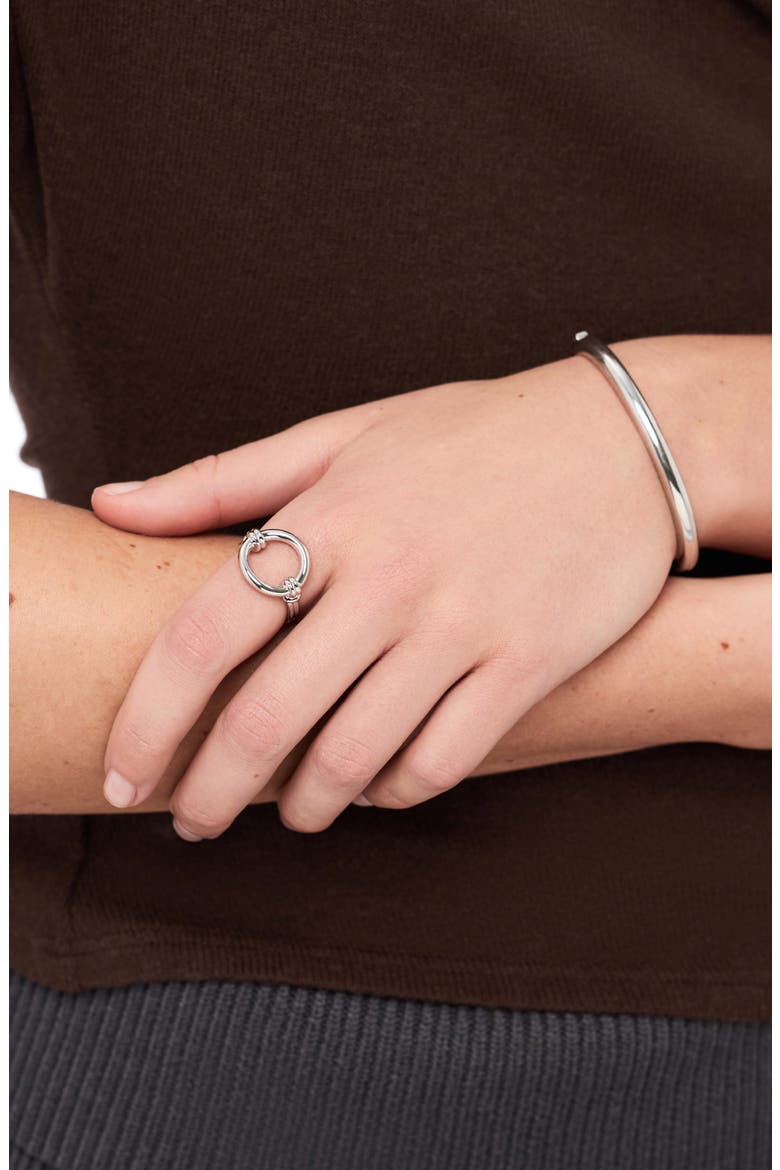 Stevie Statement Ring, Alternate, color, SILVER