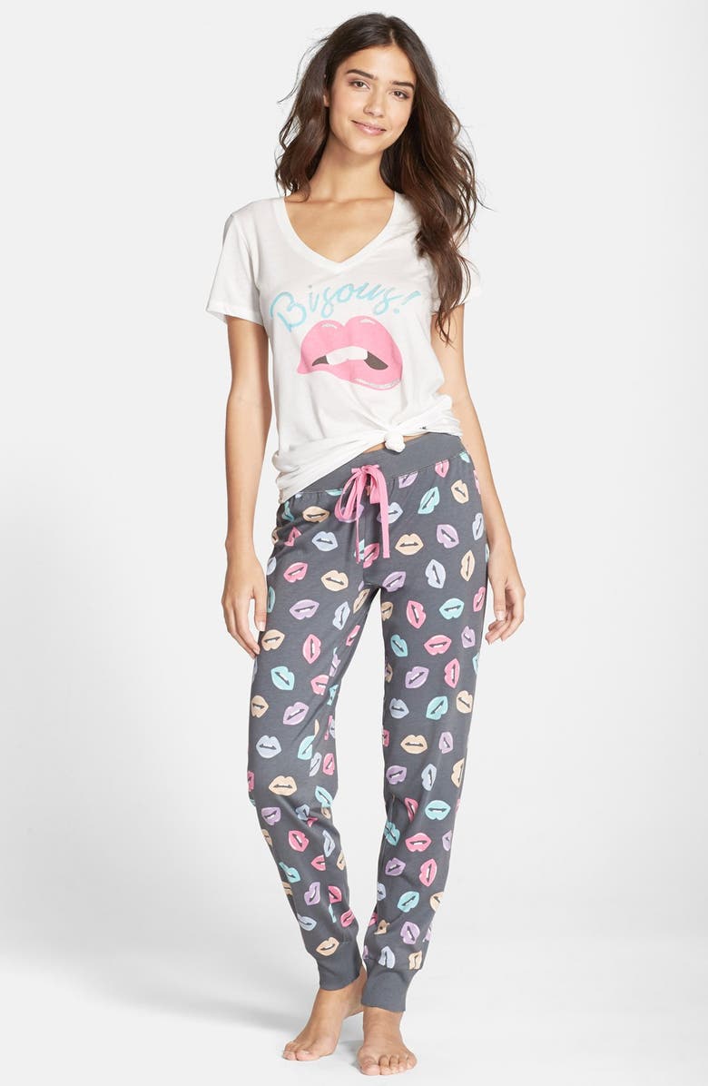 COZY ZOE Print Lounge/Sleep Pants, Alternate, color, 