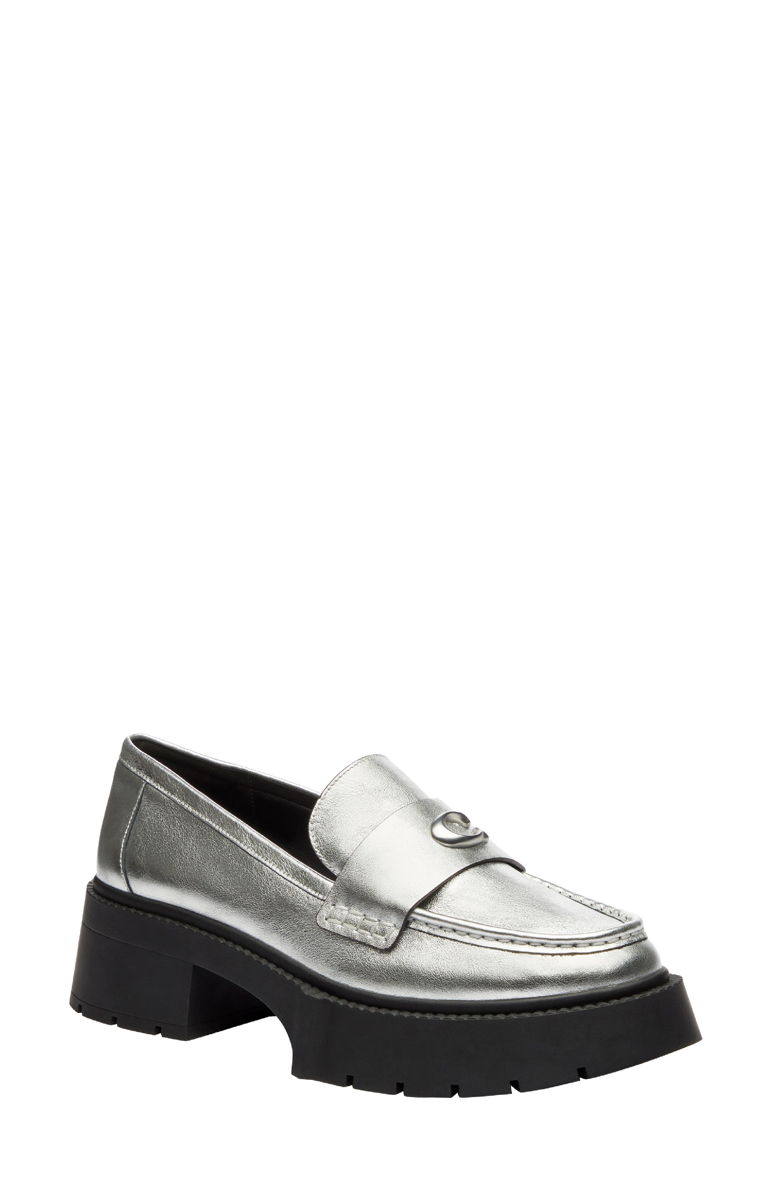 COACH Leah Platform Loafer, Main, color, 
