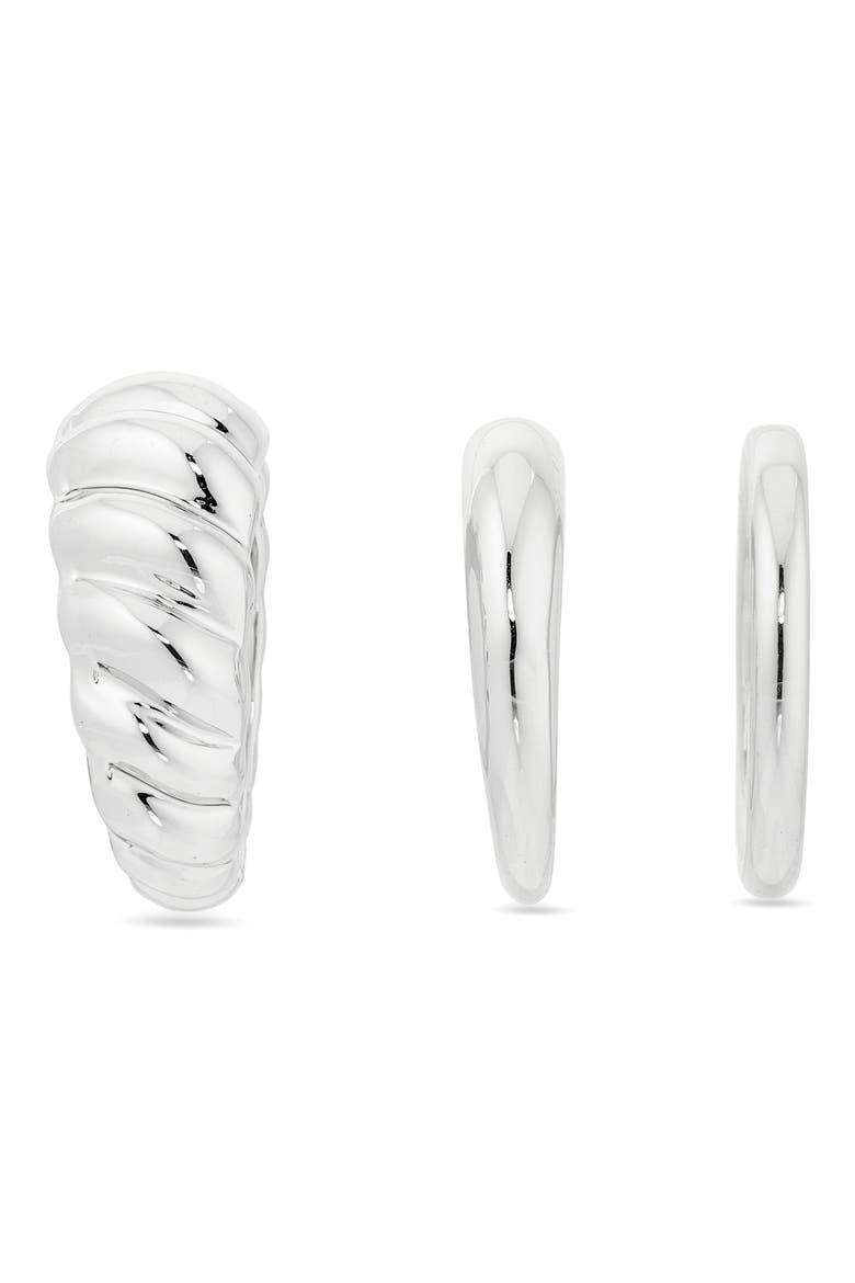 Demi-Fine 3-Pack Assorted Rings, Alternate, color, SILVER
