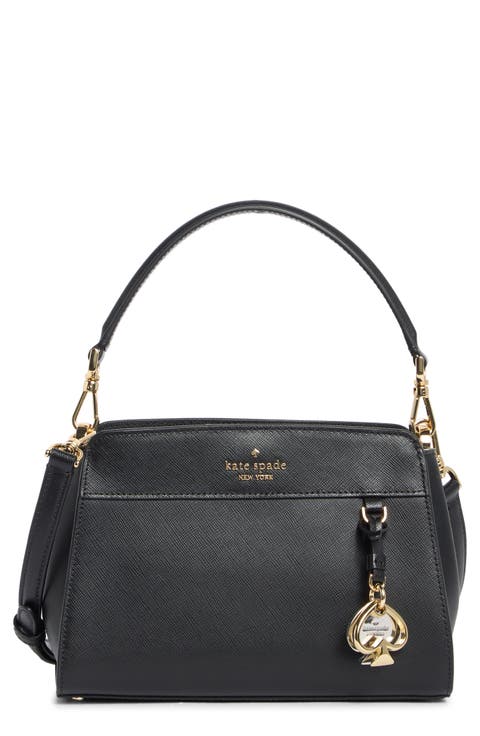 madison saffiano leather small satchel