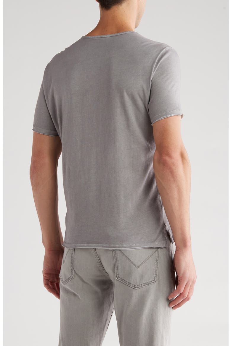 Sublime Wash Cotton Henley, Alternate, color, MED GREY