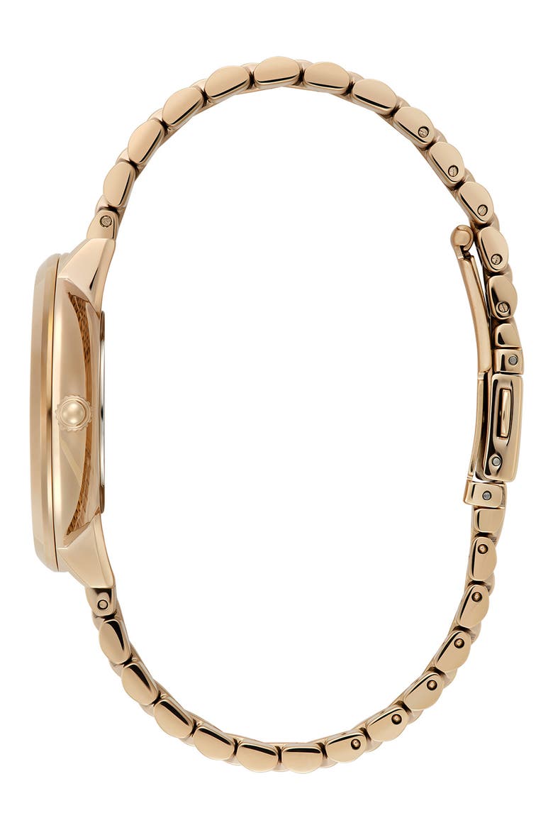 Sunflower Bracelet Watch, 35mm, Alternate, color, ROSE GOLD