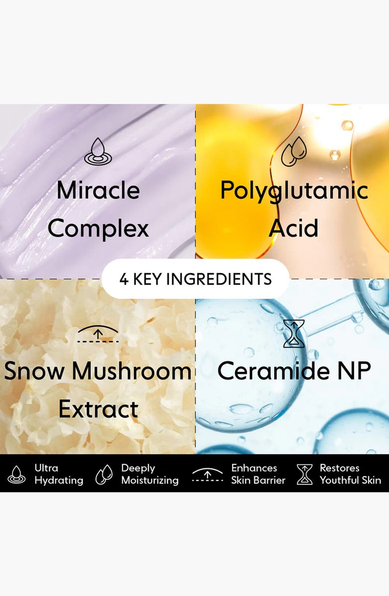 LOOPS Dew Cloud Ultra Hydrating Hydrogel Face Mask, Alternate, color, White