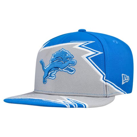 Men
s New Era  Blue/Gray Detroit Lions Break 59FIFTY Fitted Hat