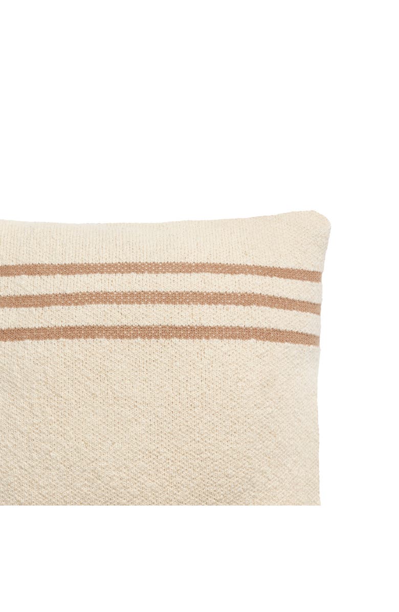 Lorena Canals Knitted Cushion Duetto, Alternate, color, Powder, Natural