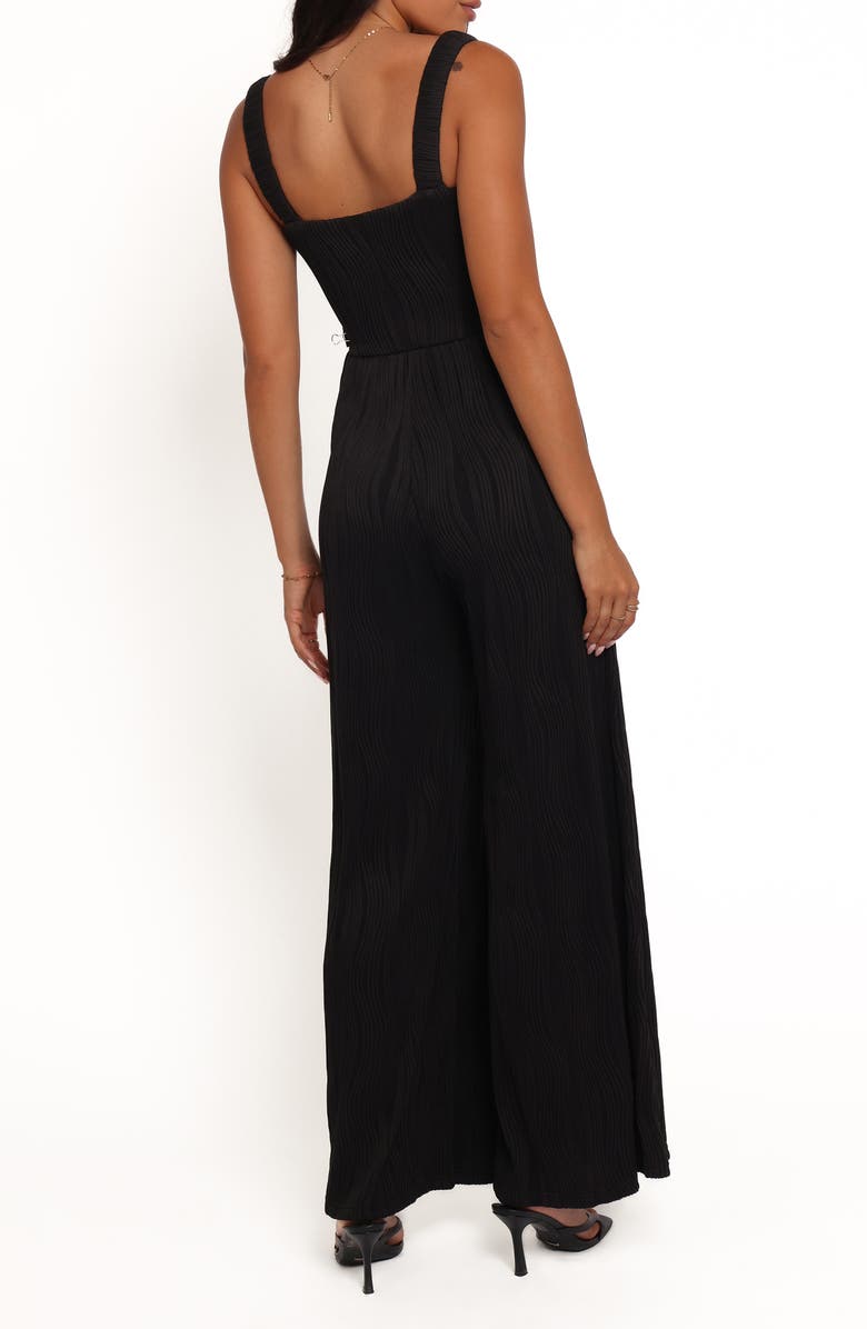 Petal & Pup Ivy Wide Leg Jumpsuit, Alternate, color, Black