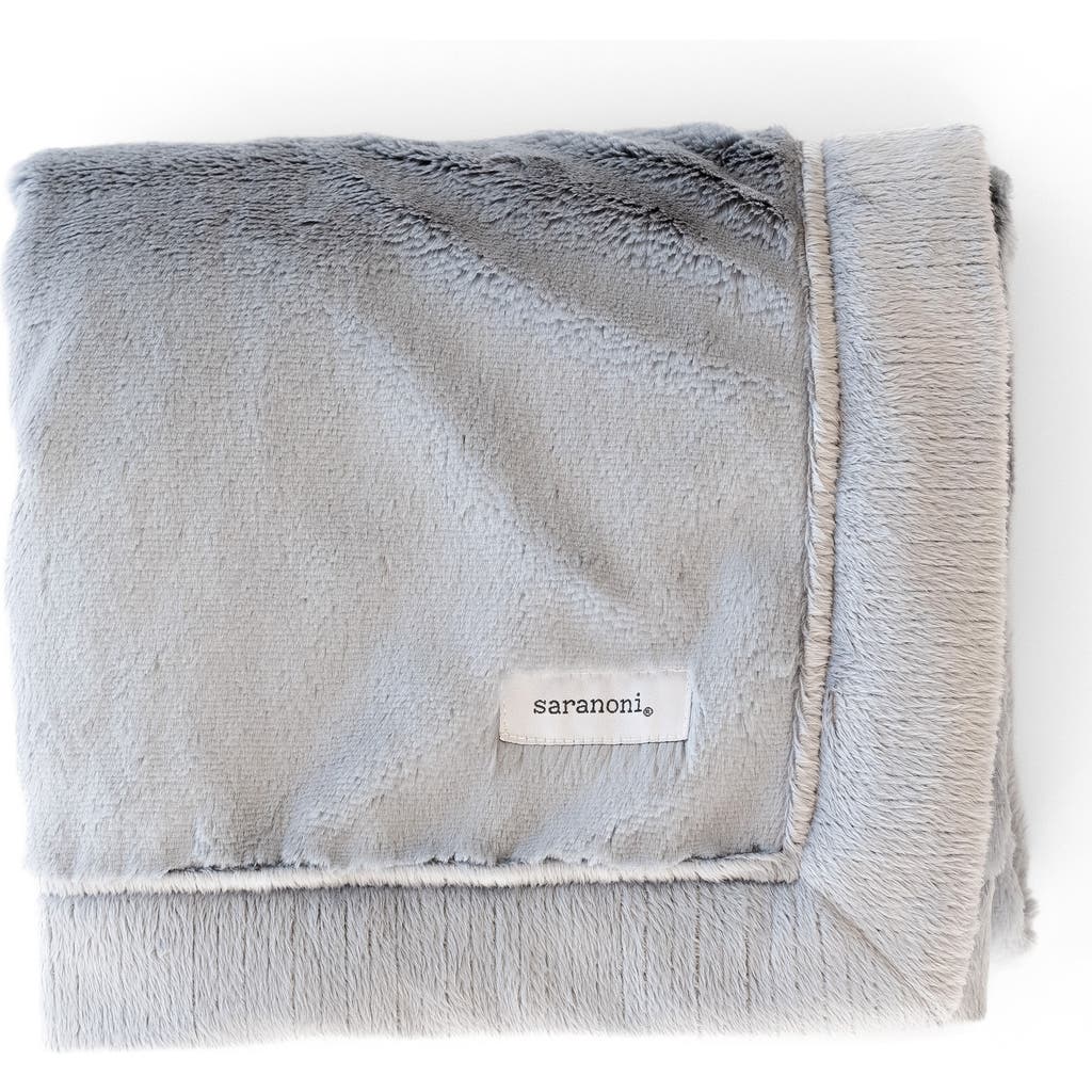 Saranoni Faux Fur Recieving Blanket