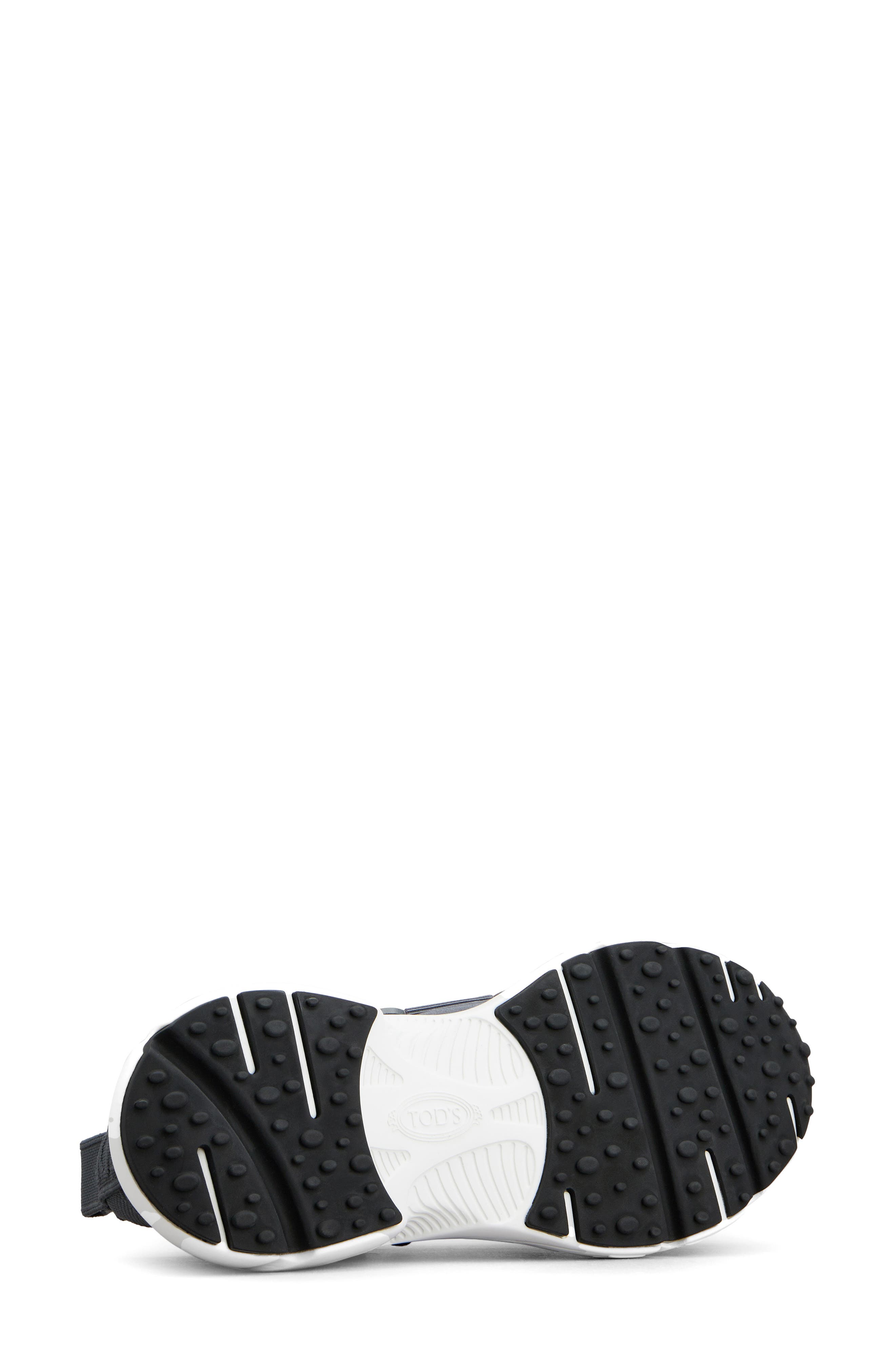 Tod's Kate Knit Slip-On Sneaker, Alternate, color, Dark Tar