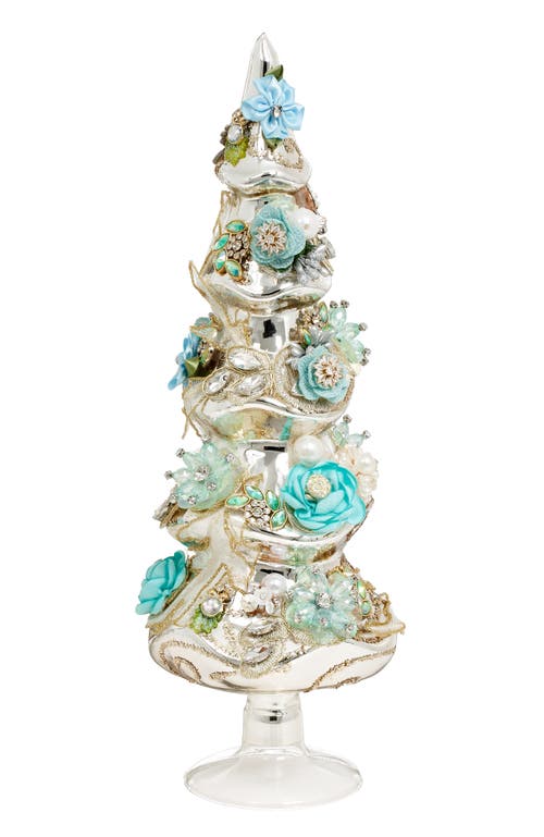Mark Roberts Jeweled Tree, Blue, Small In Multi