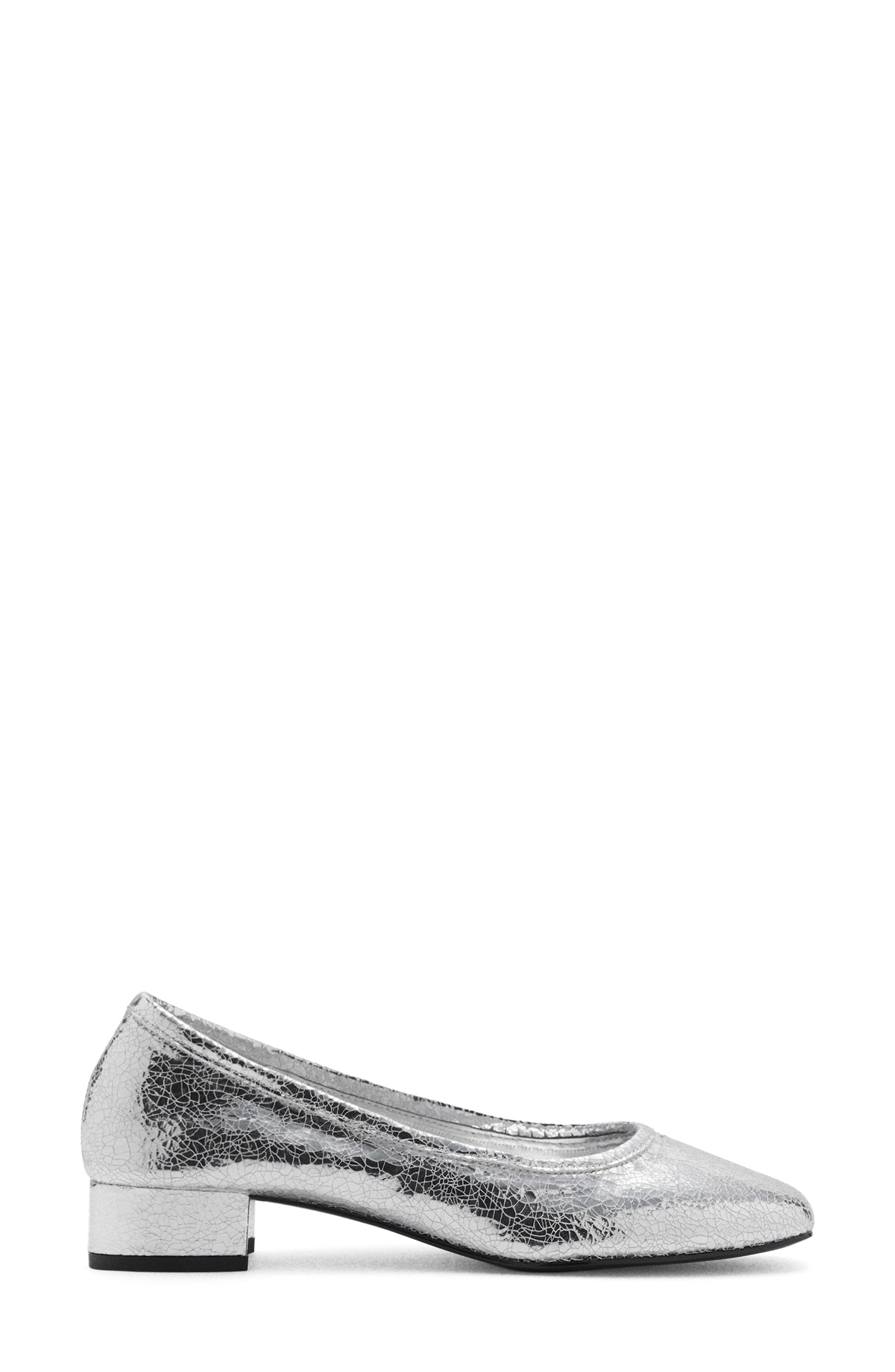 MANGO Metallic Pump, Alternate, color, Silver