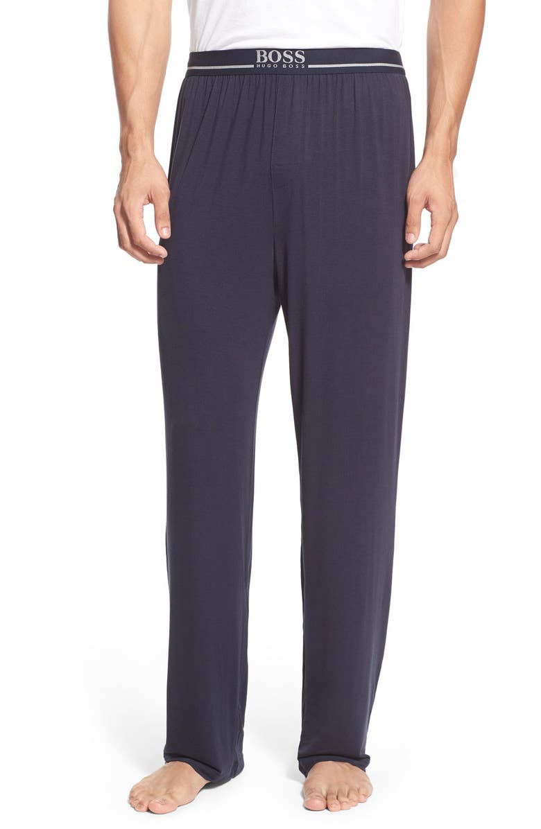 BOSS Stretch Modal Lounge Pants, Main, color, 