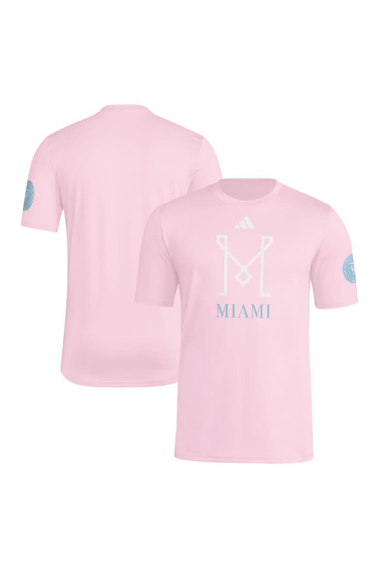 Men's adidas  Pink Inter Miami CF 2025 Archive Collection T-Shirt, Main, color, Pink