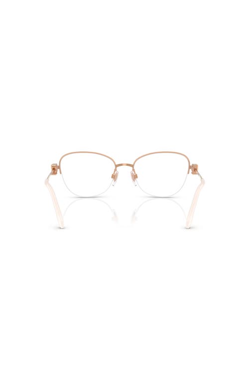 Ralph Lauren 54mm Butterfly Optical Glasses In Gold