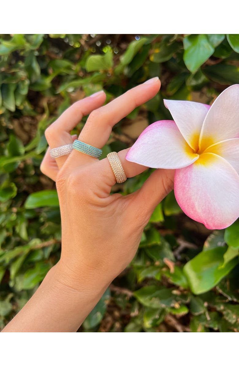 NATIVE GEM Mini Billionaire Ring, Alternate, color, Gold