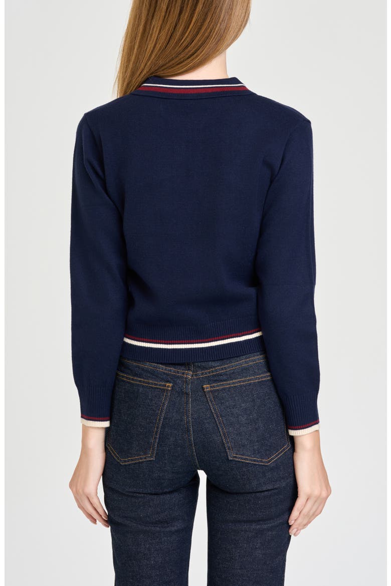 Carver Quarter Zip Sweater, Alternate, color, NAVY