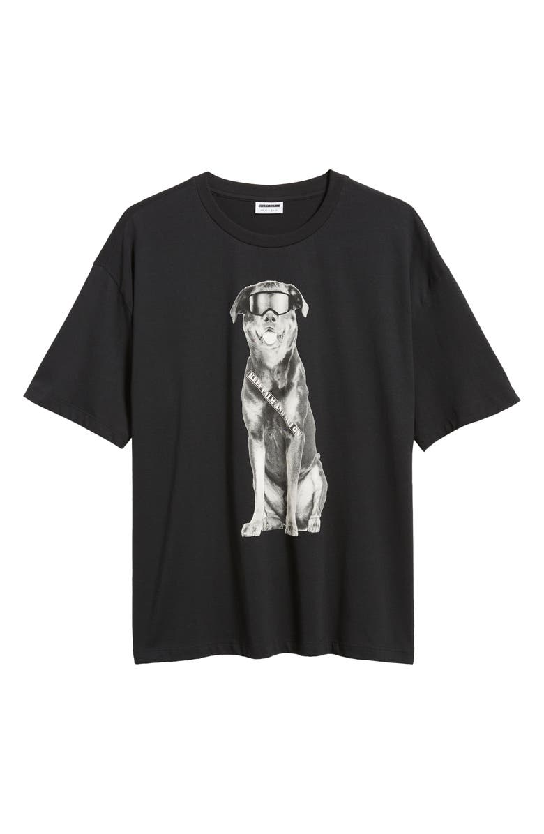 Noisy may Dylan Oversize Ski Dog Graphic T-Shirt, Alternate, color, 