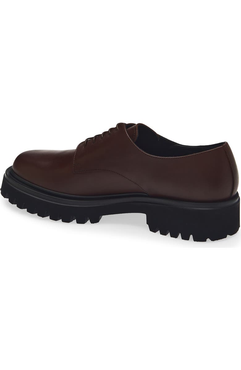 Bally Oliwery Leather Derby, Alternate, color, Marrone
