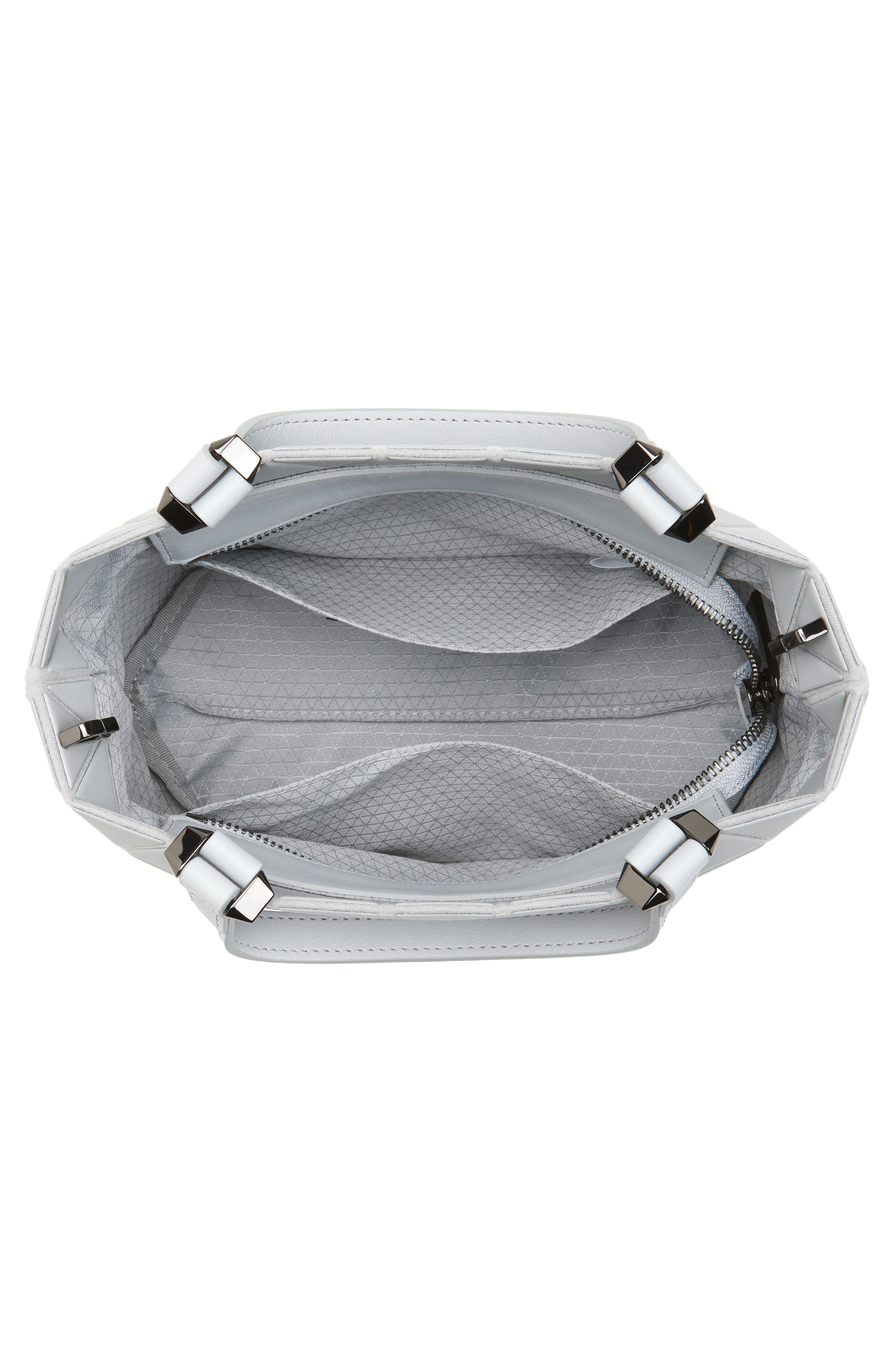 Bao Bao Issey Miyake Crystal Matte Tote, Alternate, color, Light Gray
