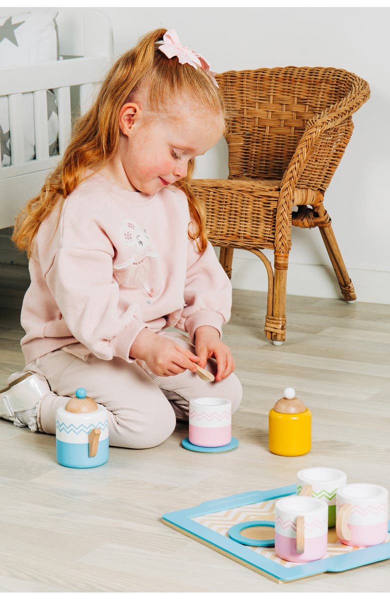 Bigjigs Toys Tea Tray Set, Alternate, color, Multicoloured