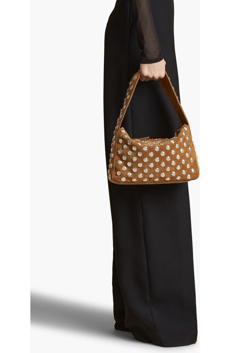 Khaite Elena Stud Shoulder Bag, Alternate, color,