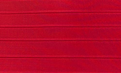 Herve Leger Strapless Bandage Mini Dress In Lipstick Red