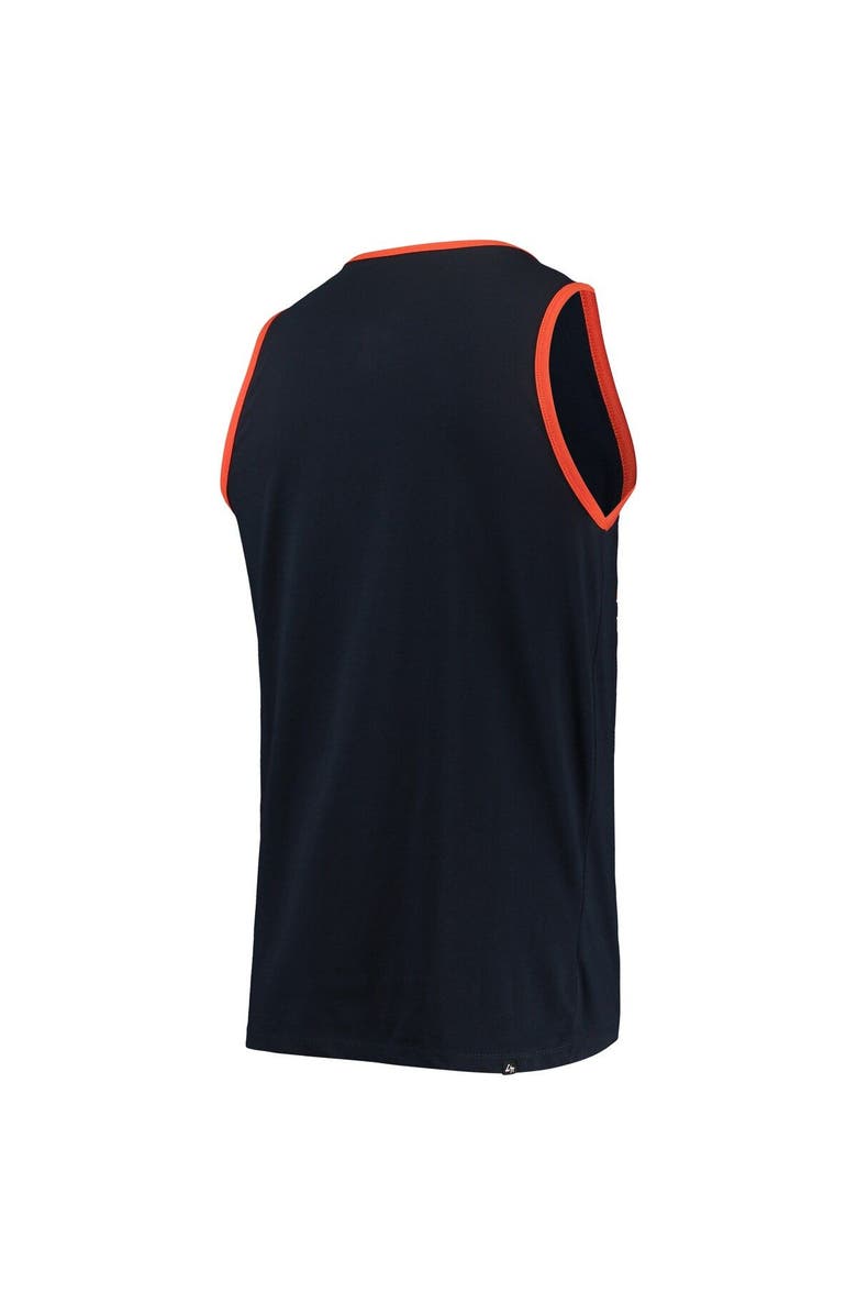 '47 Men's '47 Navy Chicago Bears Edge Super Rival Tank Top, Alternate, color, 