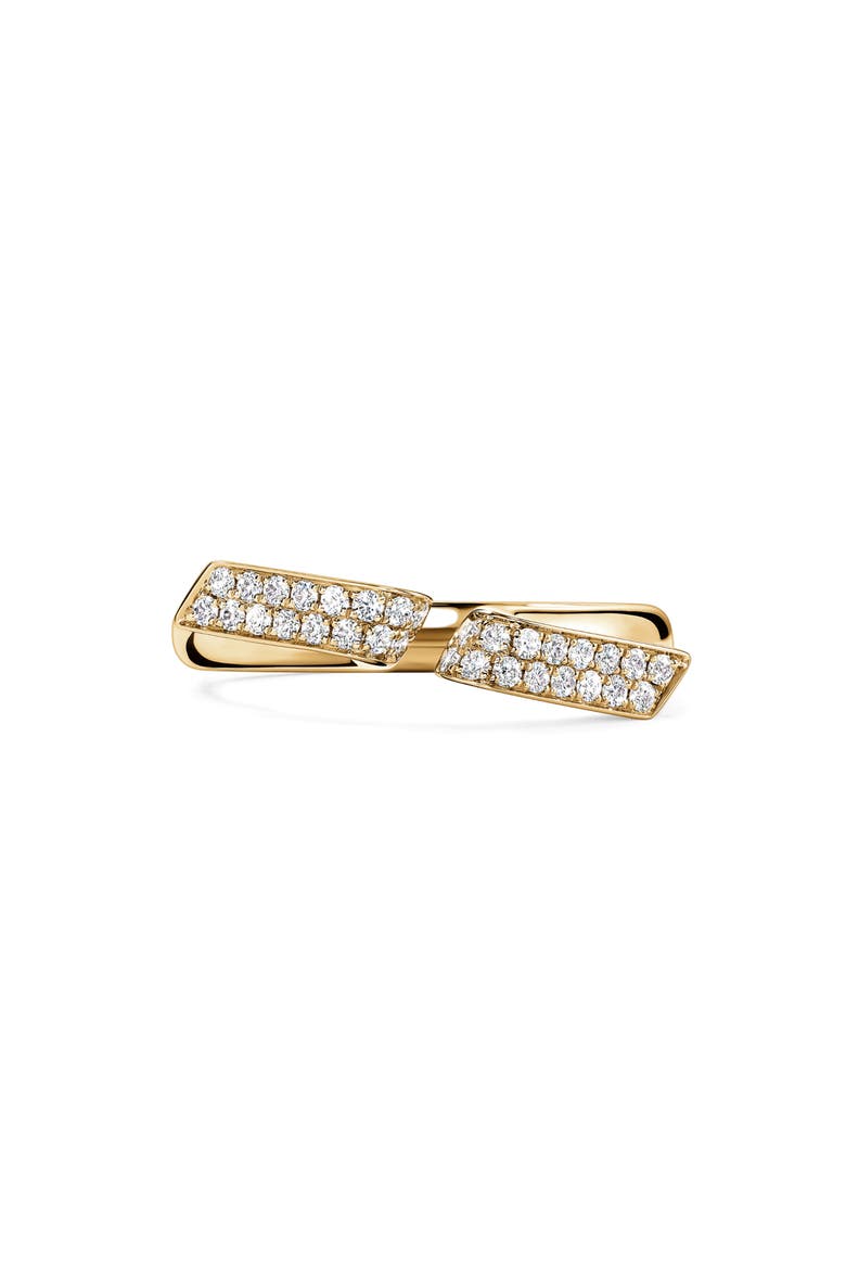 INSIDE/OUT 18K Gold Diamond Flip Open Ring, 0.15ct., Alternate, color, YELLOW GOLD