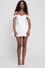 LEAU Raquel Babydoll Corset Mini Dress