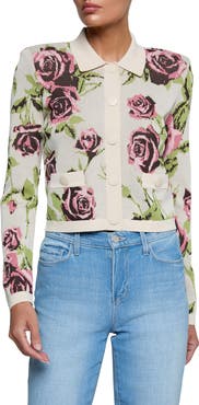 L'AGENCE Osiris Jacquard Knit Jacket