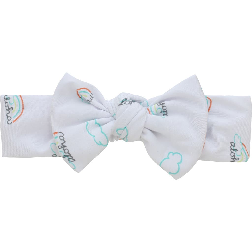Coco Moon Babies' Pot O' Aloha Bow Headband In Multi