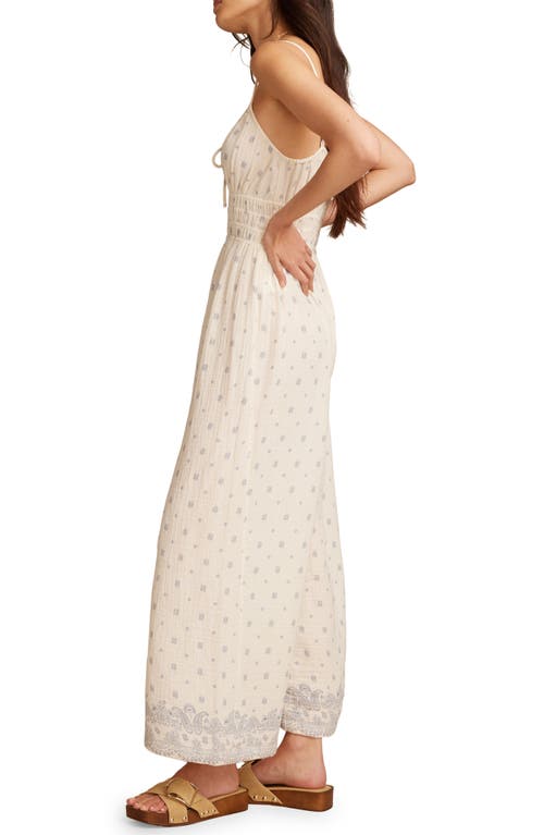Lucky Brand Bandana Print Gauzy Wide Leg Jumpsuit