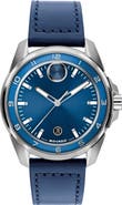 Movado Bold Verso S Leather Strap Watch, 42mm