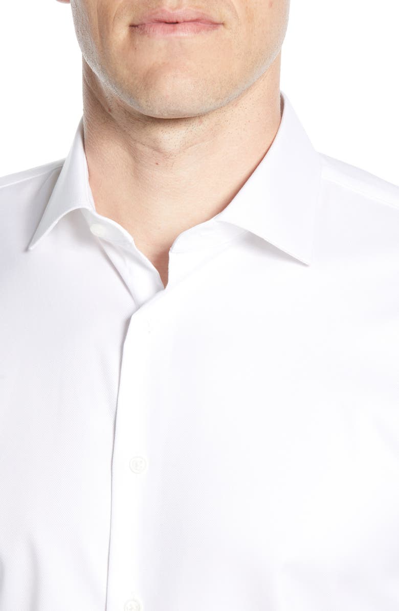 Nordstrom Trim Fit Non-Iron Dress Shirt, Alternate, color,
