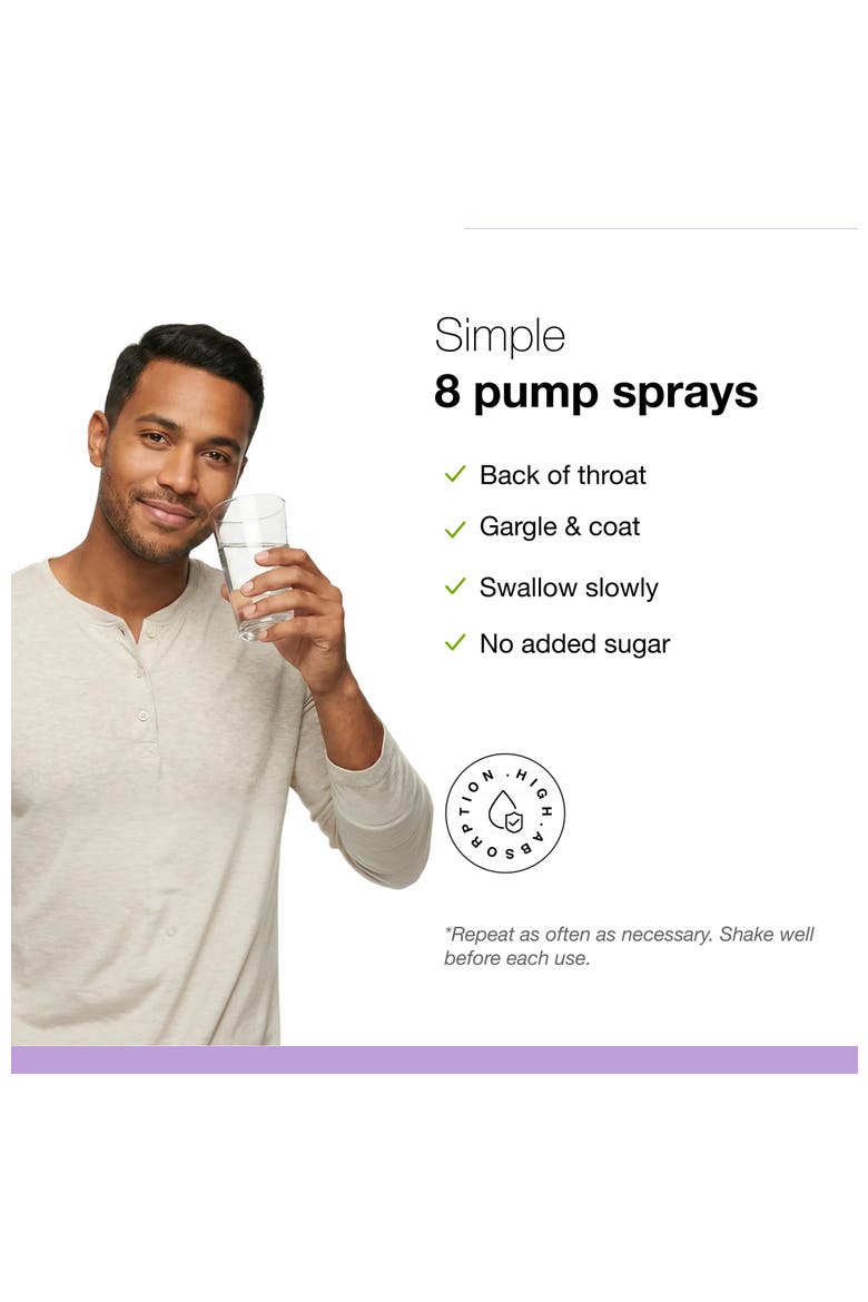 Throat & Tonsil Spray for Throat Support and Immunity, Plant-Based Formula, Gluten-Free, Alternate, color, Brown
