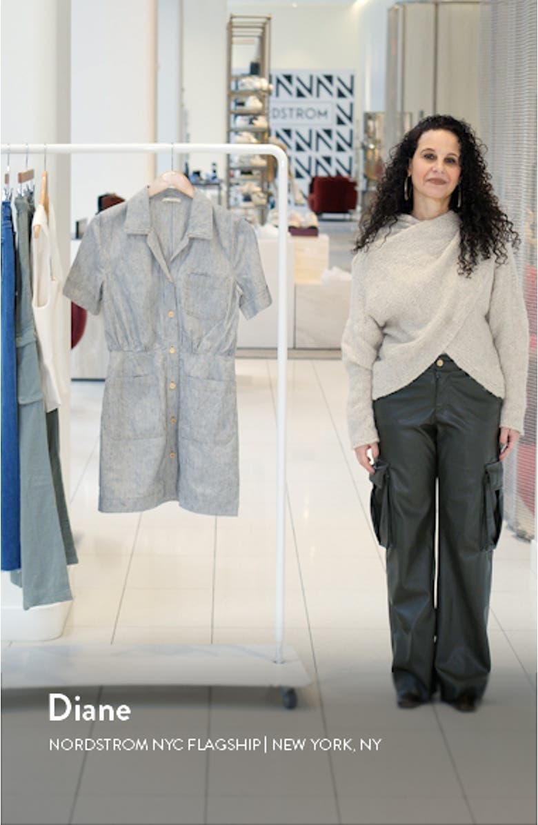 Tanohi Linen & Cotton Shirtdress, sales video thumbnail