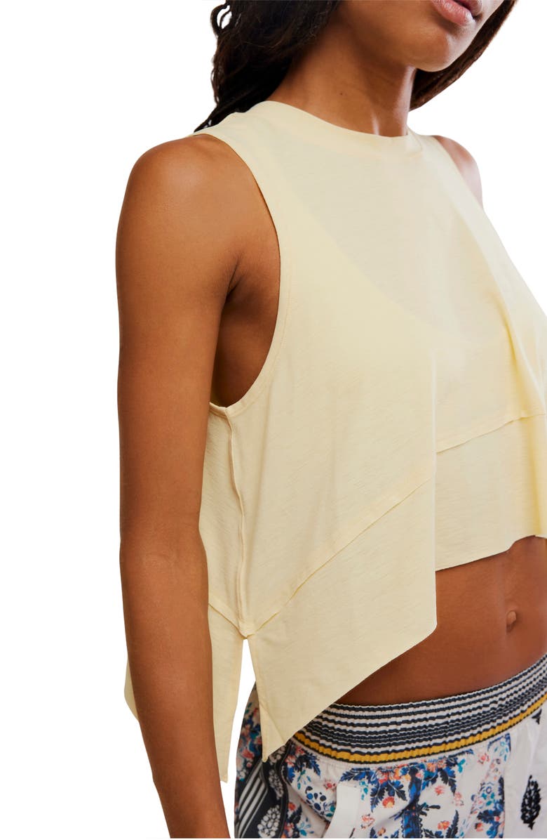Free People FP Movement Tempo Tank Top, Alternate, color, Sunlit Yellow