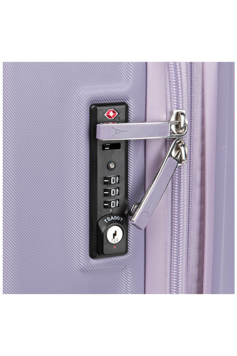 WalkAbout® 6 25" Medium Check-in Expandable Hardside Spinner, Alternate, color, VIOLET