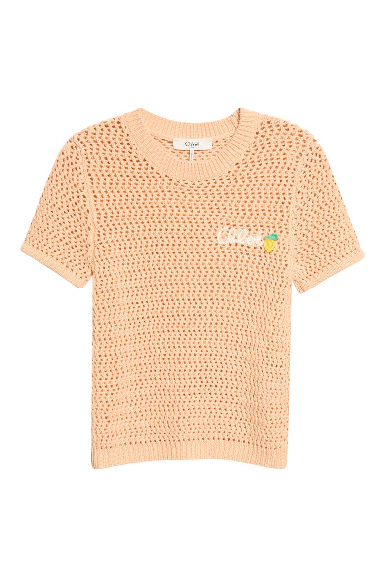Organic Cotton Sweater, Alternate, color, BLEACHED ORANGE