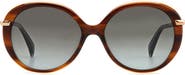 rag & bone 56mm Gradient Round Sunglasses