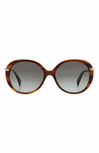 rag & bone 56mm Gradient Round Sunglasses