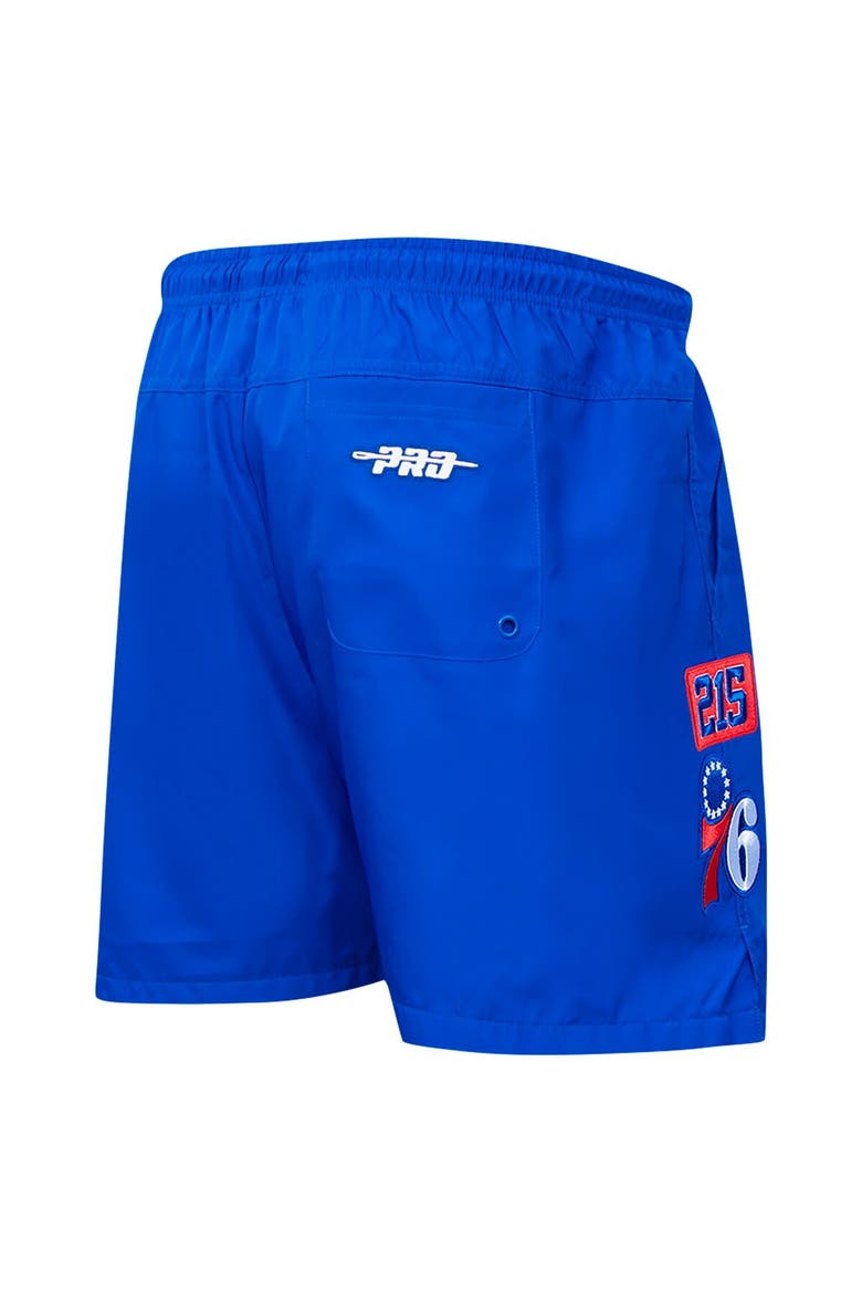 Men's Pro Standard Royal Philadelphia 76ers Area Code Shorts, Alternate, color, Royal