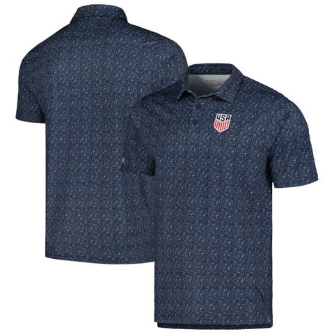 Men's Antigua Navy USMNT Figment Polo