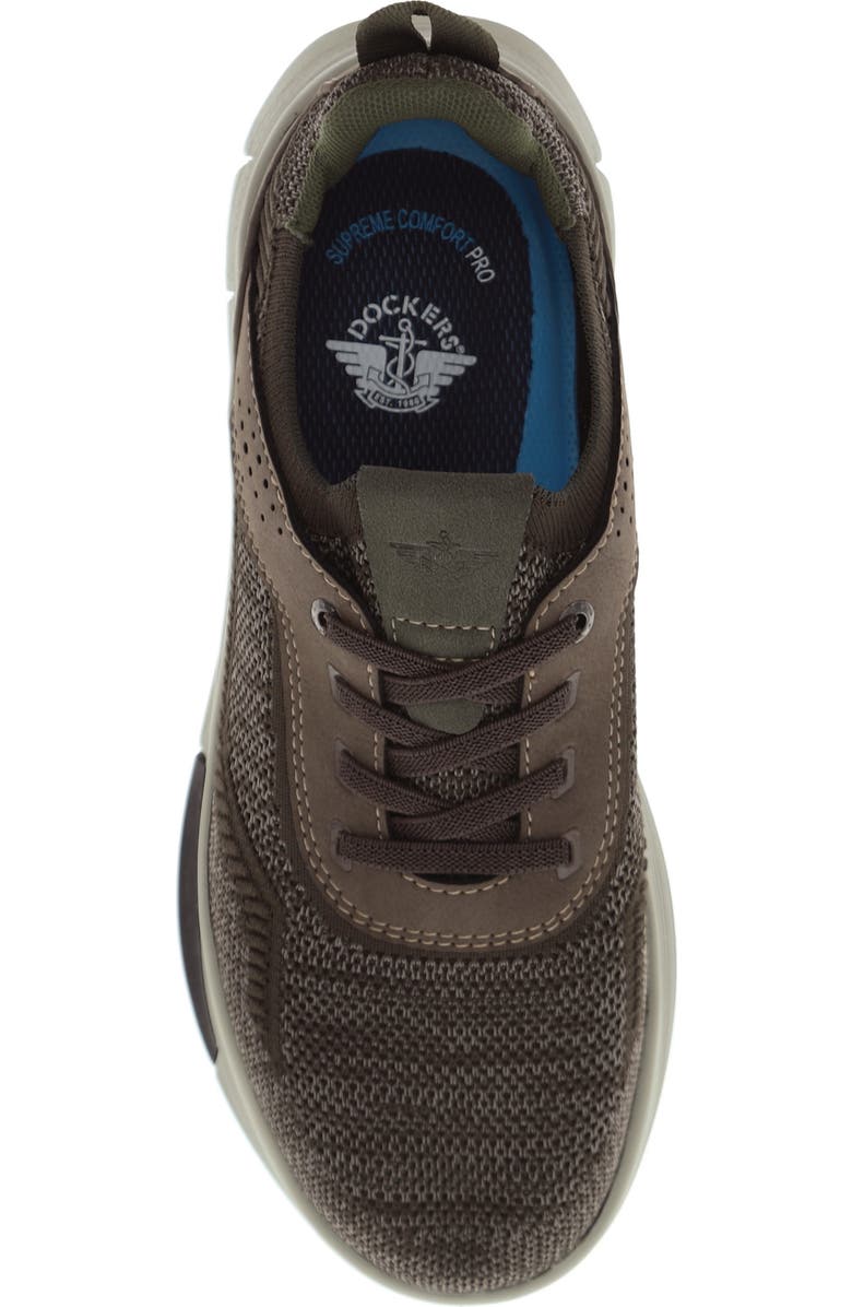 Dockers<sup>®</sup> Pulse Knit Sneaker, Alternate, color, Dark Brown